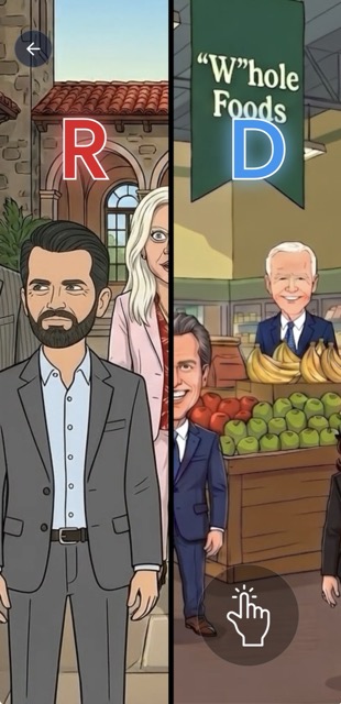 Politics Shaken game screen